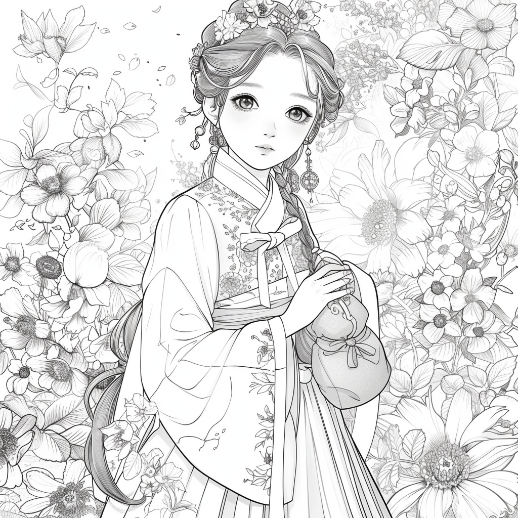 Whispers of Petals – The Dreaming Hanbok Girl
