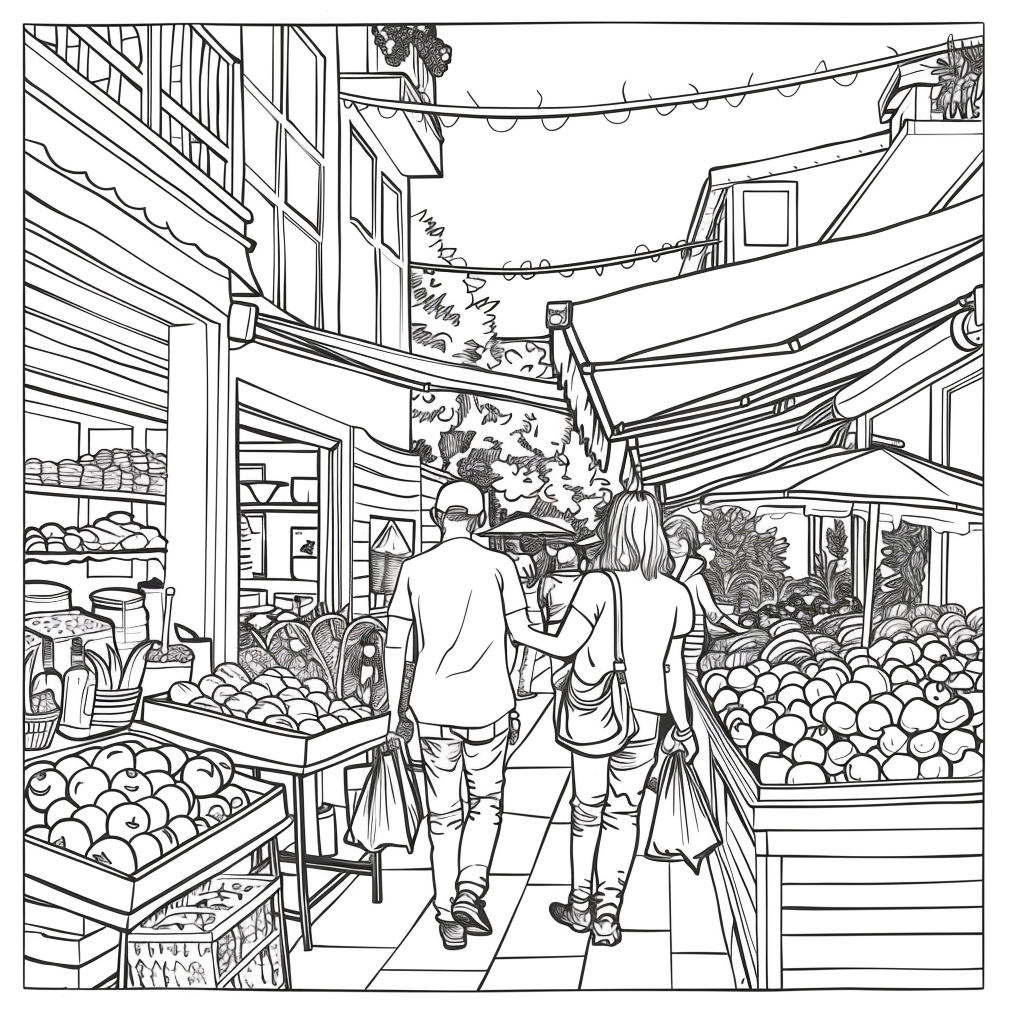 A Day at the Korean Street Market