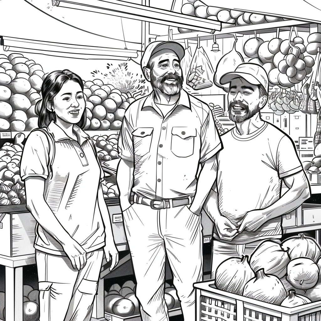 A Day at the Korean Street Market