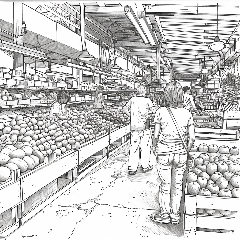 A Day at the Korean Street Market