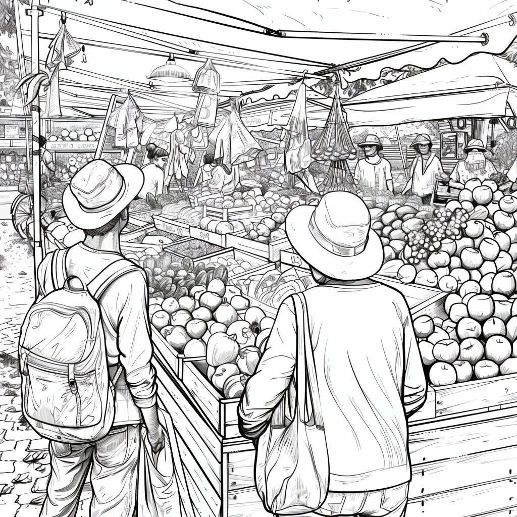A Day at the Korean Street Market