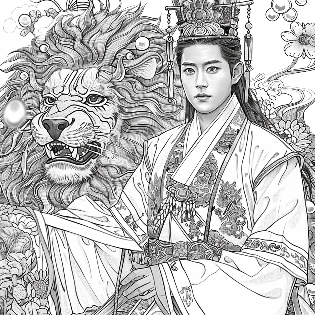 Scarlet Elegance of the Imperial Court