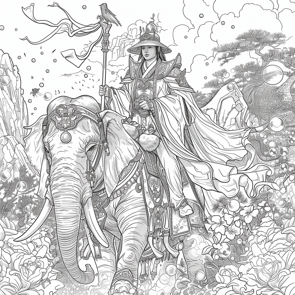 The Radiant Prince and the Elephant