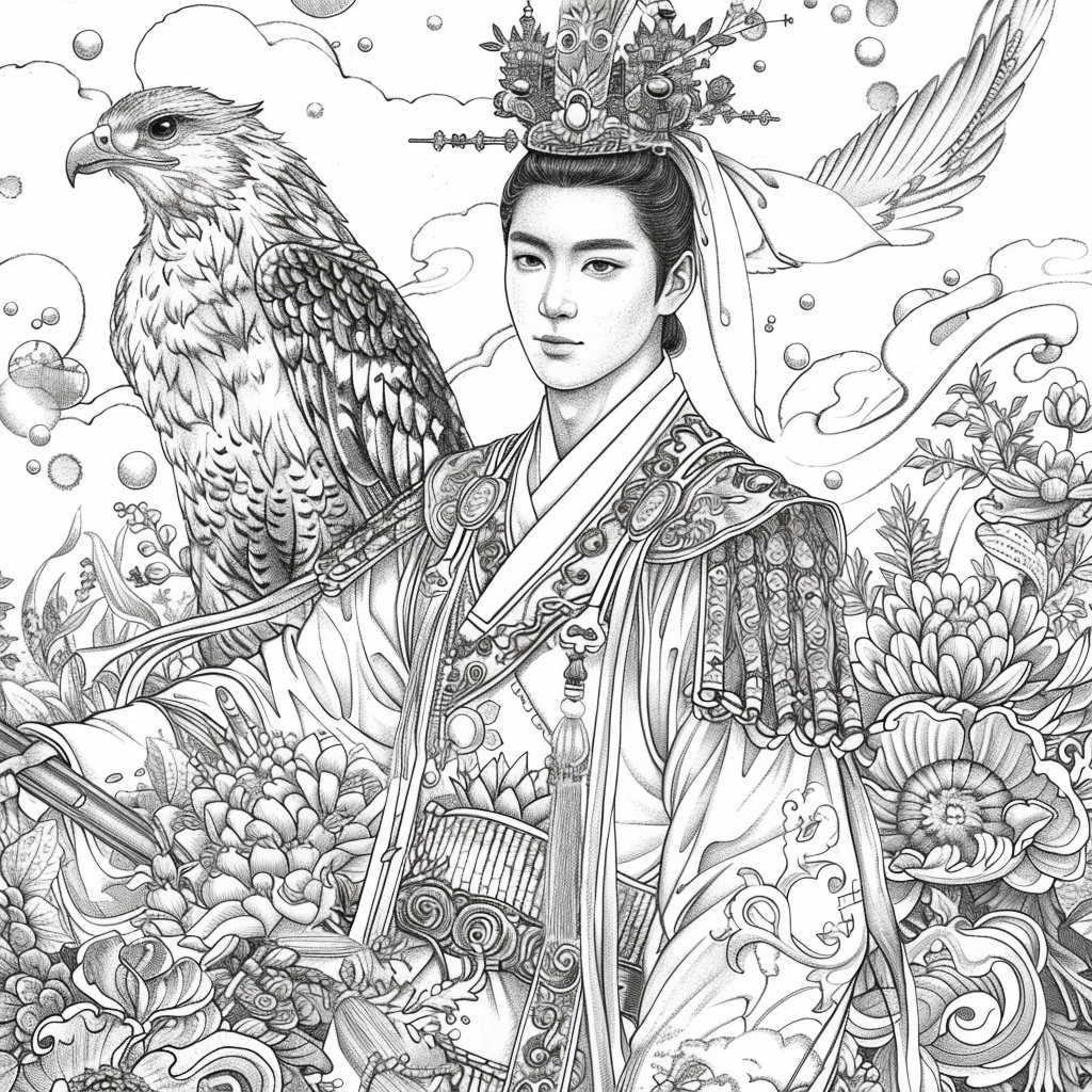 Scarlet Elegance of the Imperial Court