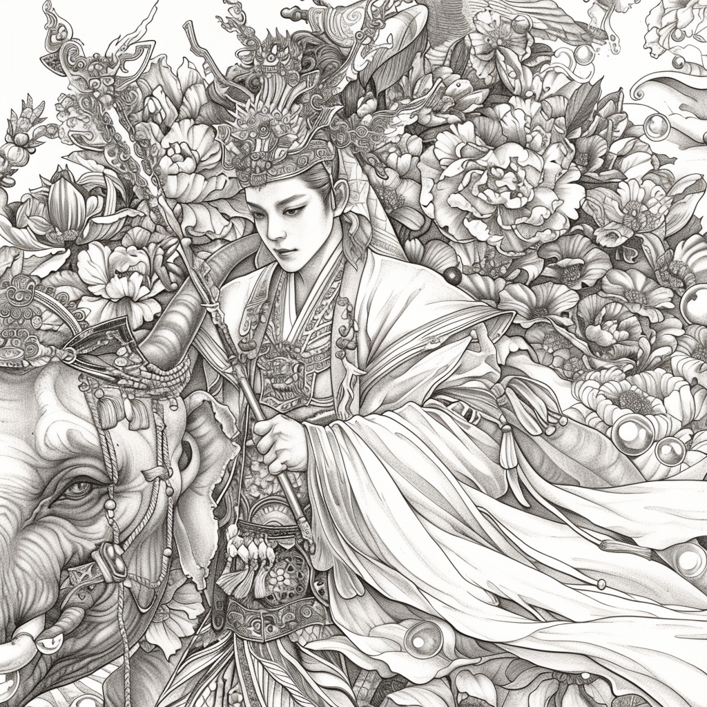 The Young Emperor of Lotus and Elephant