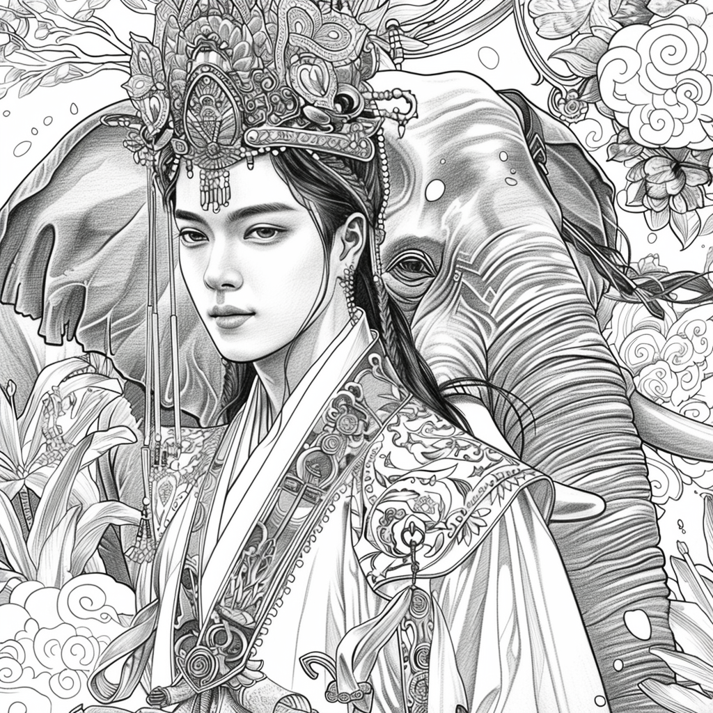 The Young Emperor of Lotus and Elephant