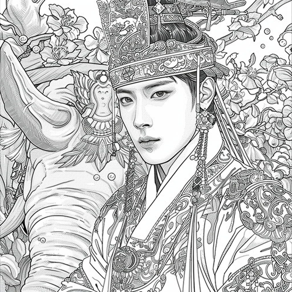 The Young Emperor of Lotus and Elephant