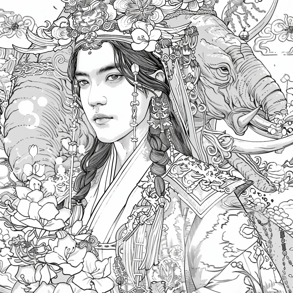 The Young Emperor of Lotus and Elephant