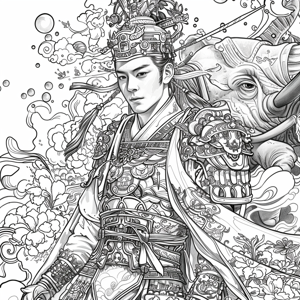 The Young Emperor of Lotus and Elephant