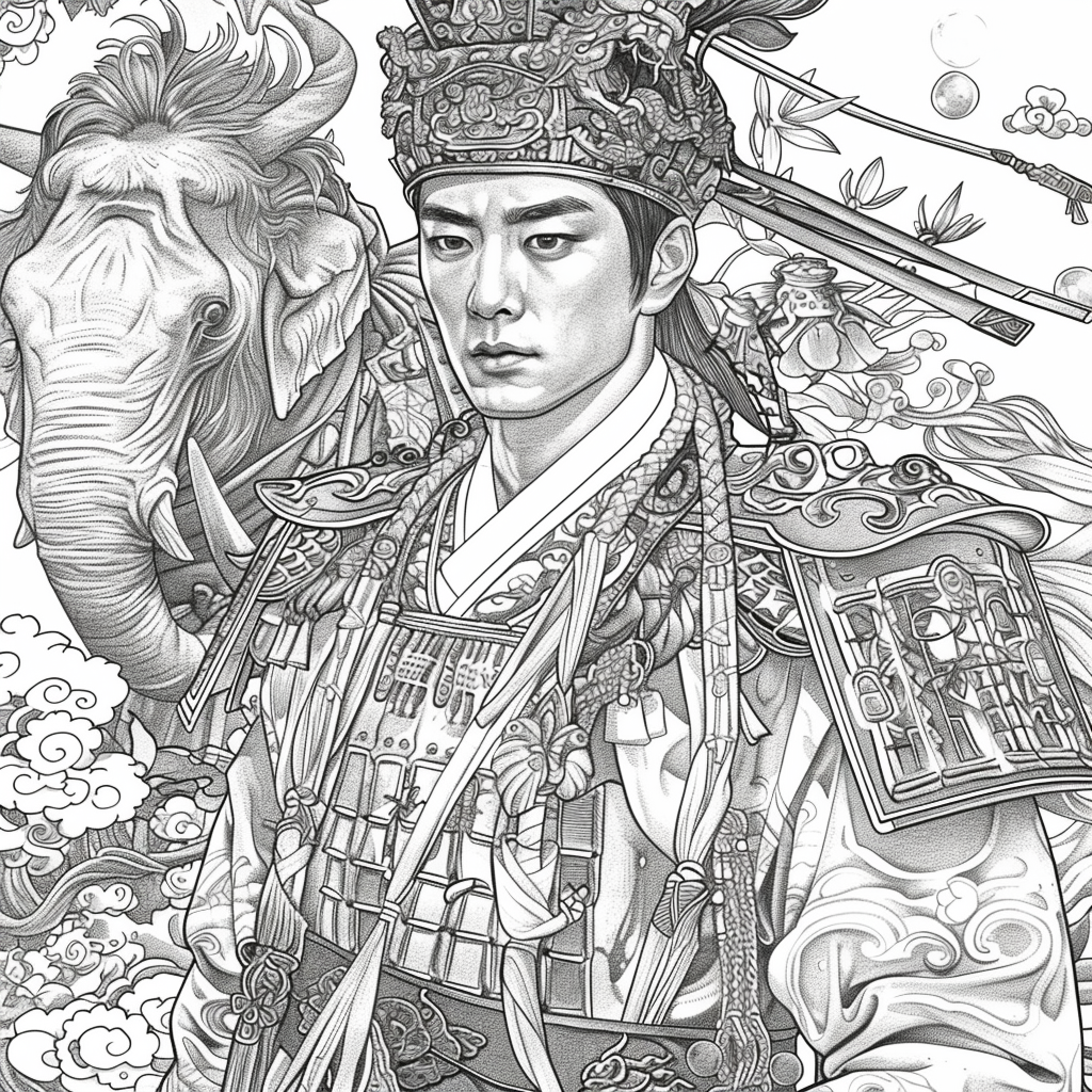 The Young Emperor of Lotus and Elephant