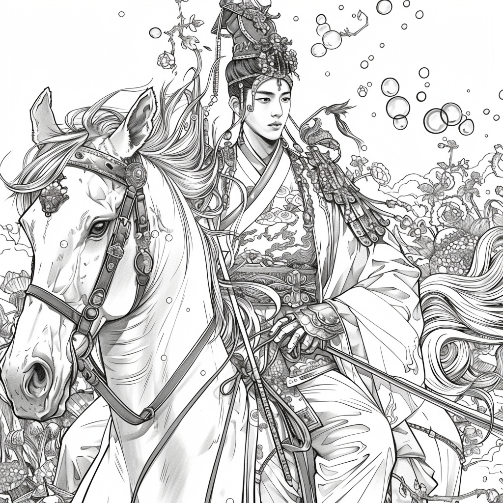 Scarlet Elegance of the Imperial Court
