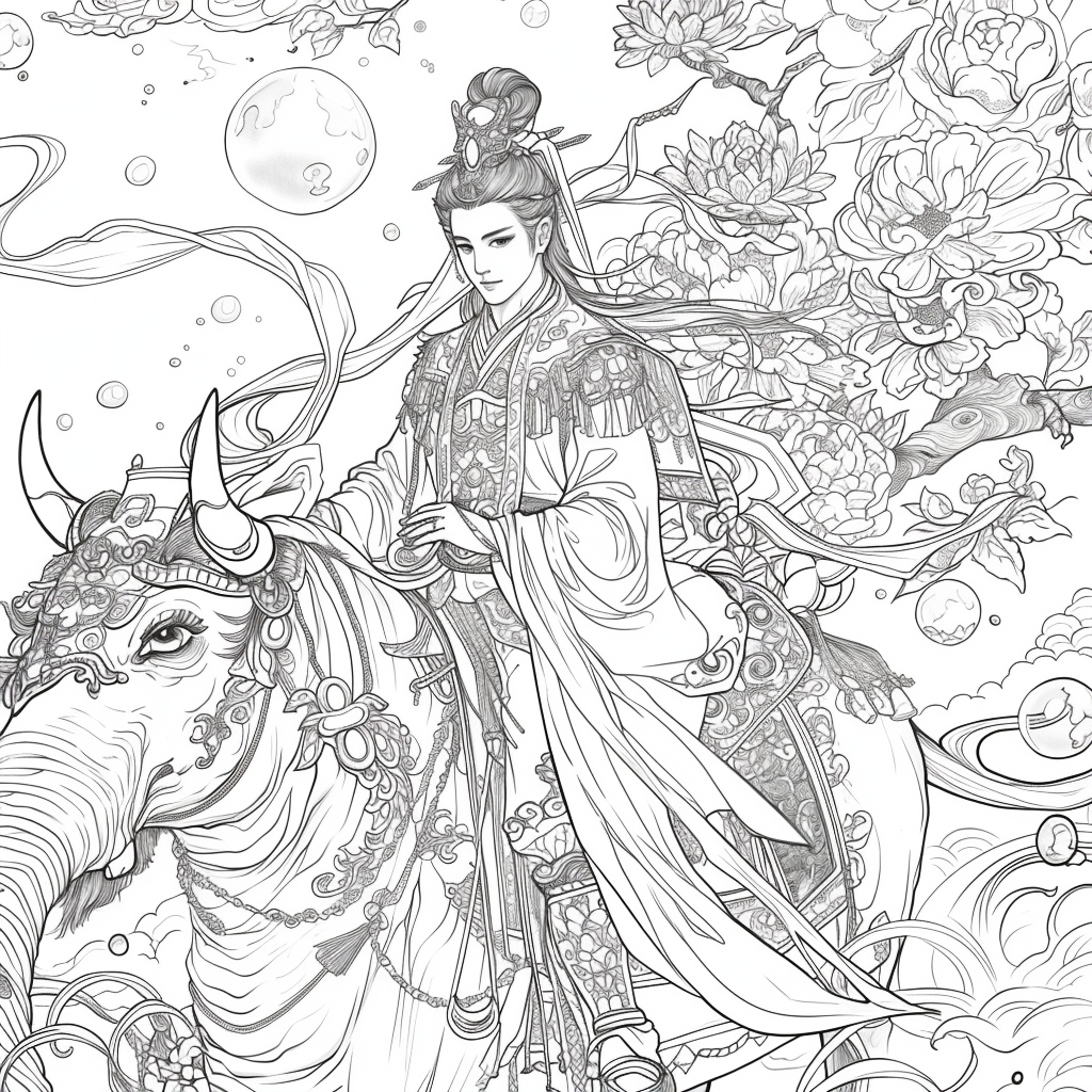 The Lotus King and the Sacred Elephant