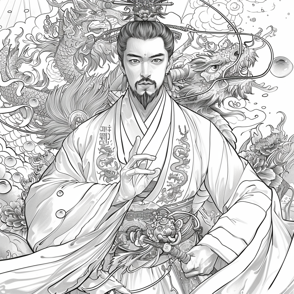 Celestial Majesty: The Emperor of Radiant Skies