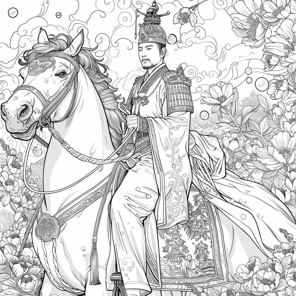 Celestial Majesty: The Emperor of Radiant Skies