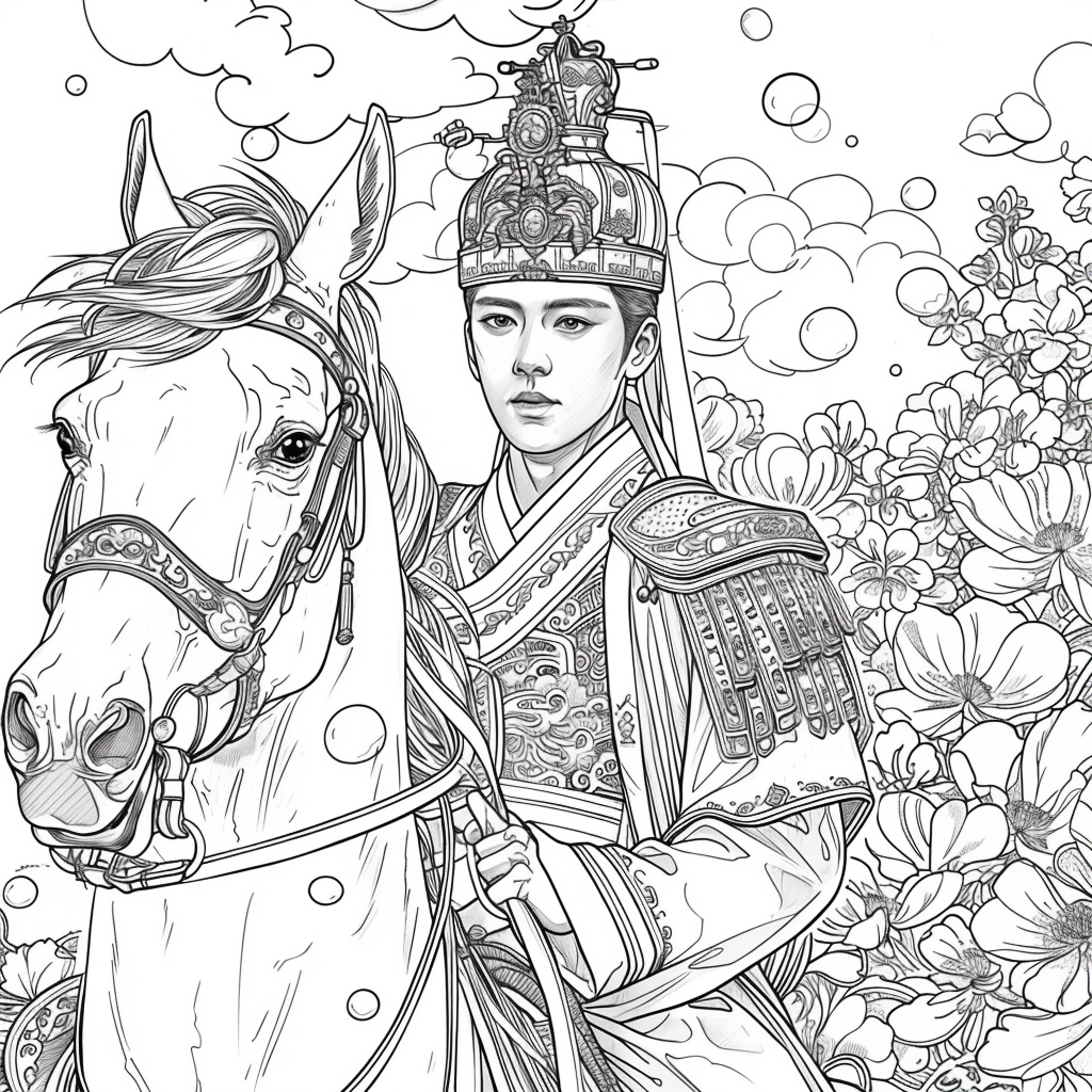 Celestial Majesty: The Emperor of Radiant Skies