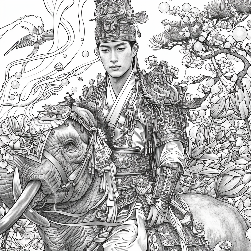 The Lotus King and the Sacred Elephant