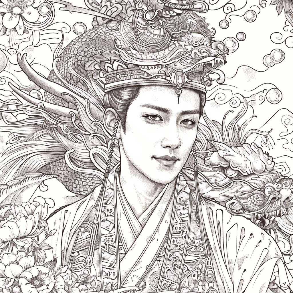 Celestial Majesty: The Emperor of Radiant Skies