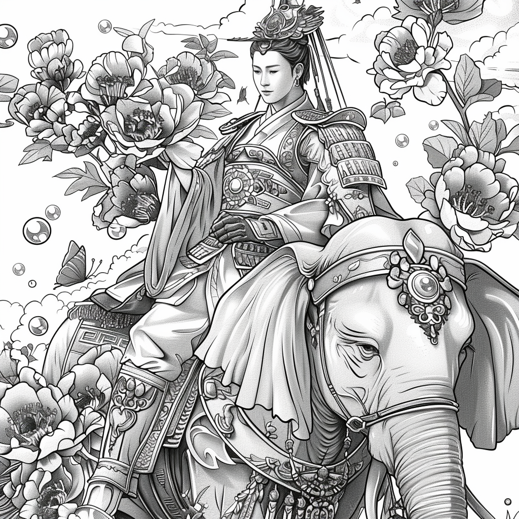 The Radiant Prince and the Elephant