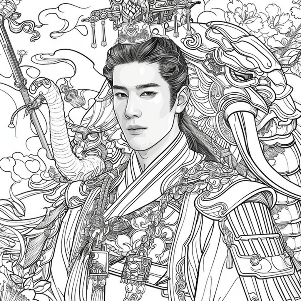 The Radiant Prince and the Elephant