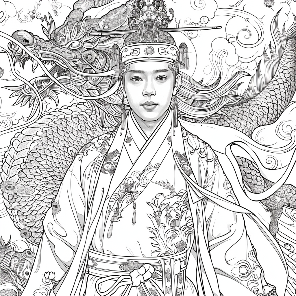 Celestial Harmony: The Winged Guardian of Light