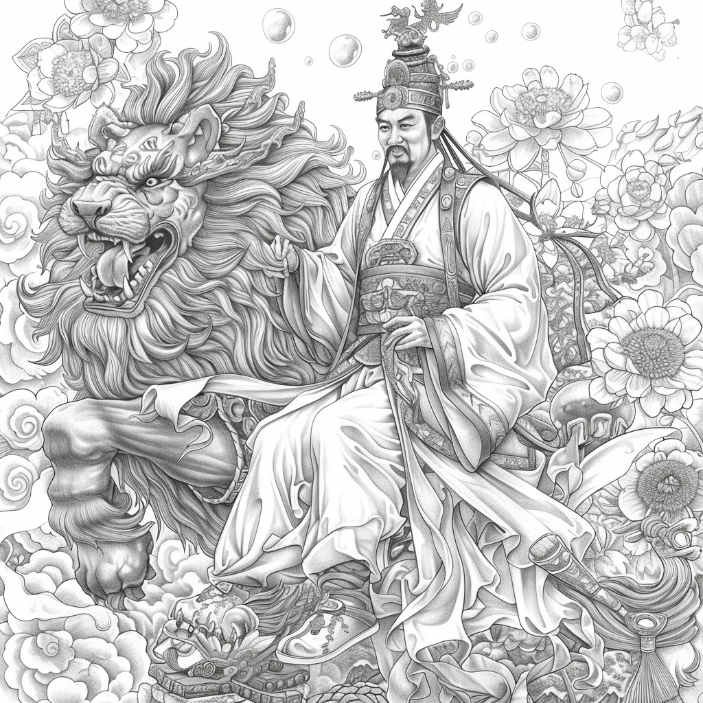 The Lotus King and the Sacred Elephant