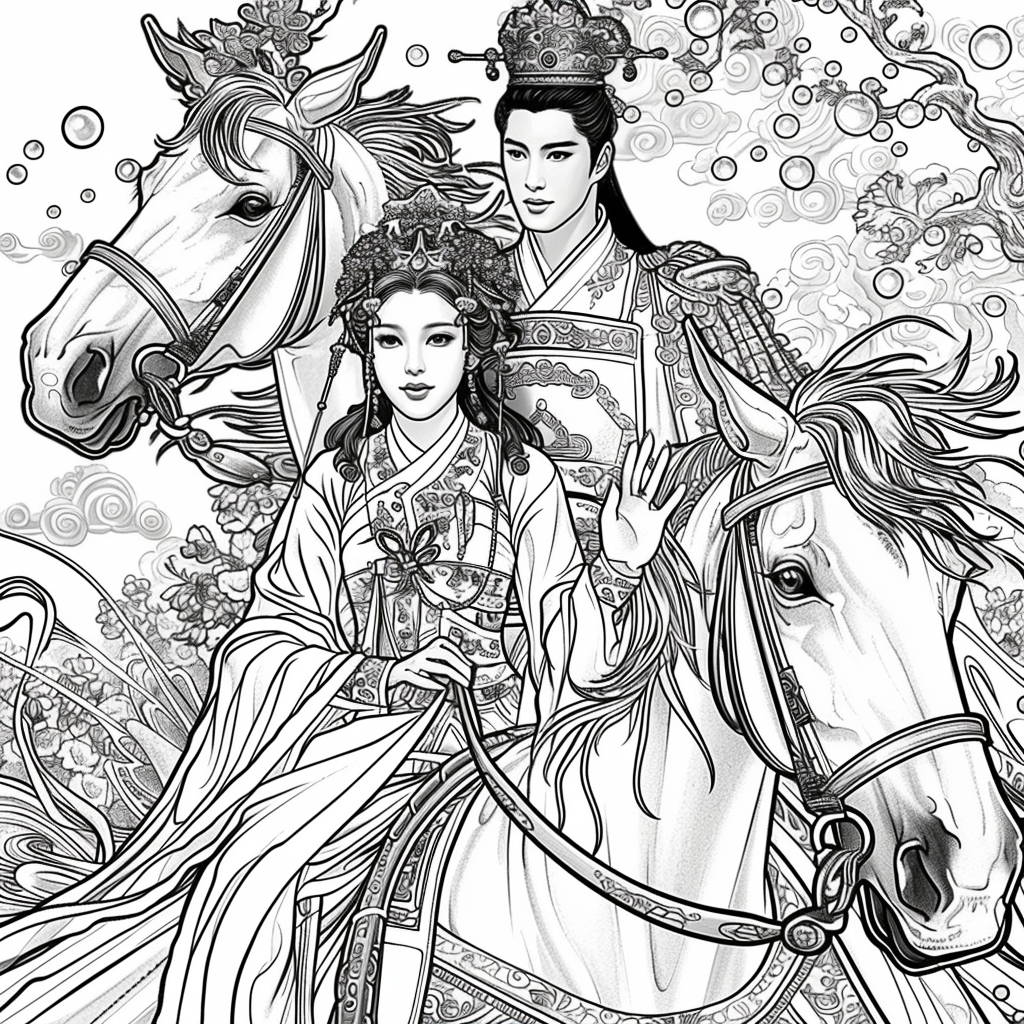 Imperial Lovers in a Blossom Kingdom
