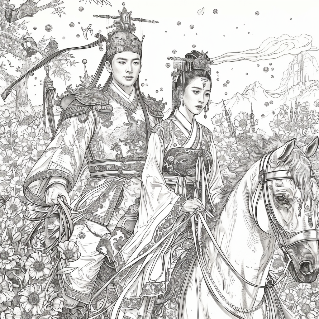Imperial Lovers in a Blossom Kingdom