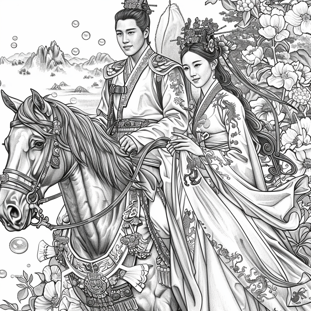 Imperial Lovers in a Blossom Kingdom