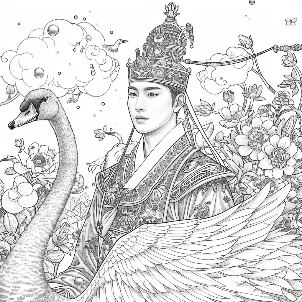 Scarlet Elegance of the Imperial Court