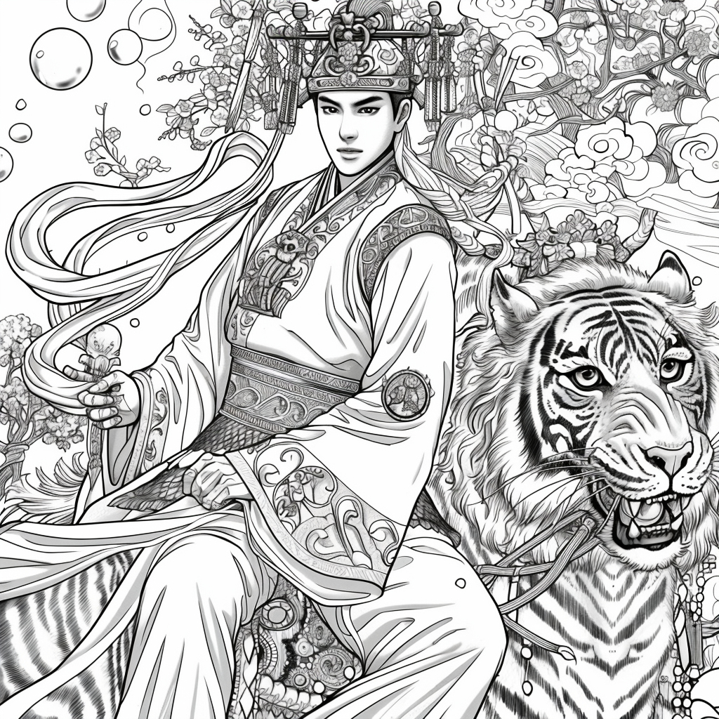 Celestial Majesty: The Emperor of Radiant Skies