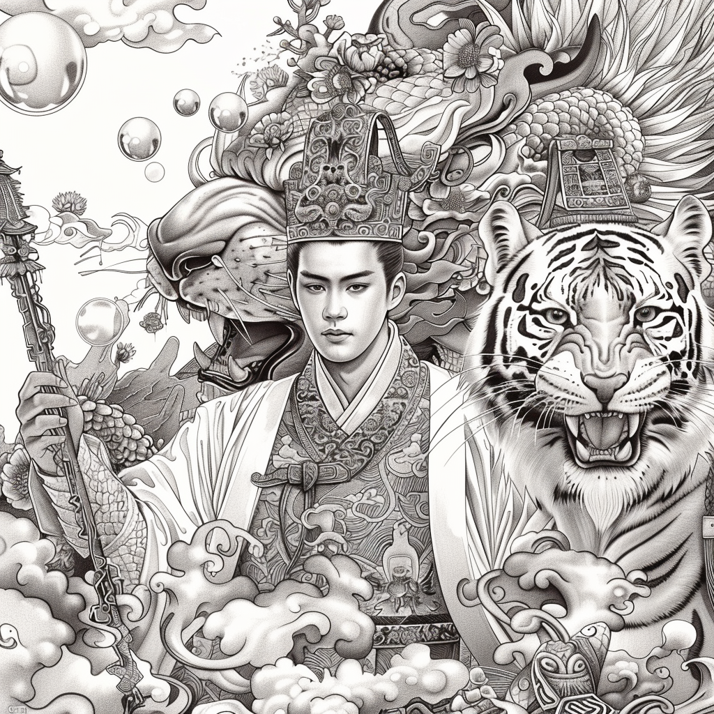 Celestial Majesty: The Emperor of Radiant Skies