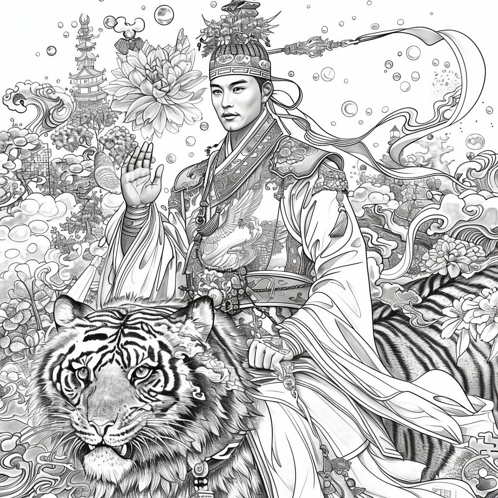 Celestial Majesty: The Emperor of Radiant Skies