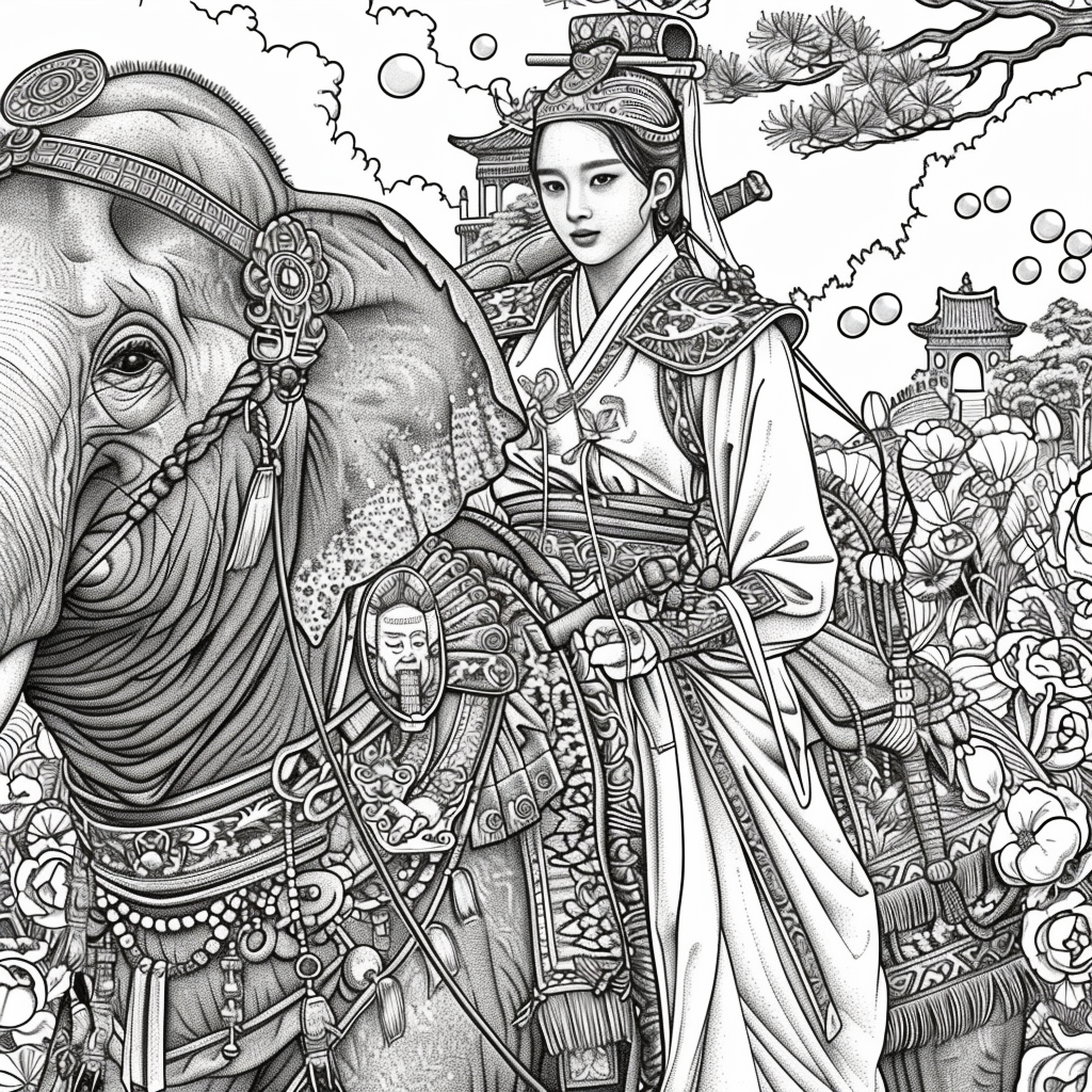 The Radiant Prince and the Elephant