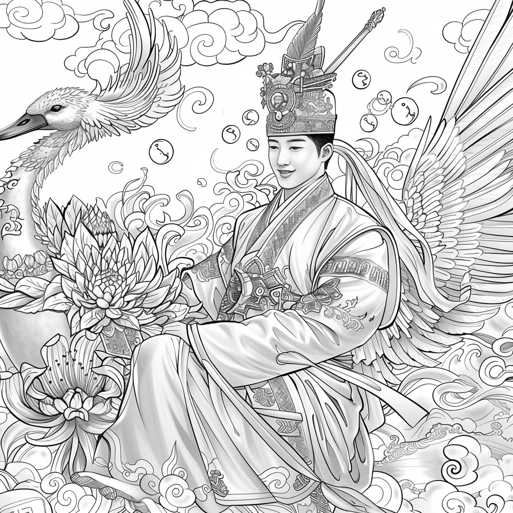 Celestial Majesty: The Emperor of Radiant Skies