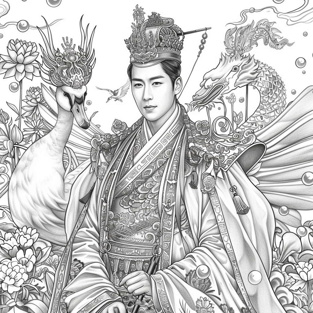 Celestial Majesty: The Emperor of Radiant Skies