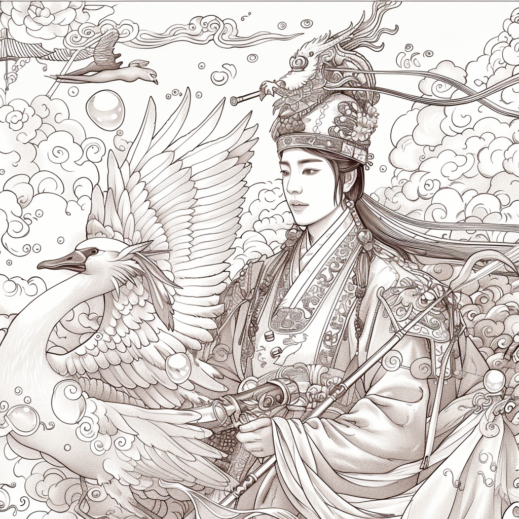 Celestial Majesty: The Emperor of Radiant Skies