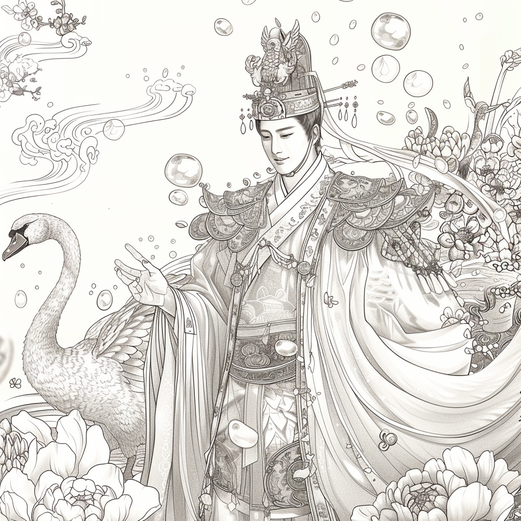 Celestial Majesty: The Emperor of Radiant Skies