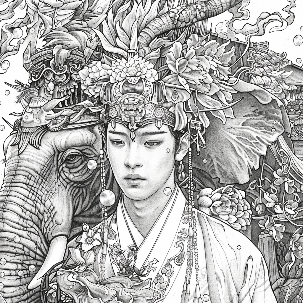 A Portrait of Divine Majesty and Sacred Power