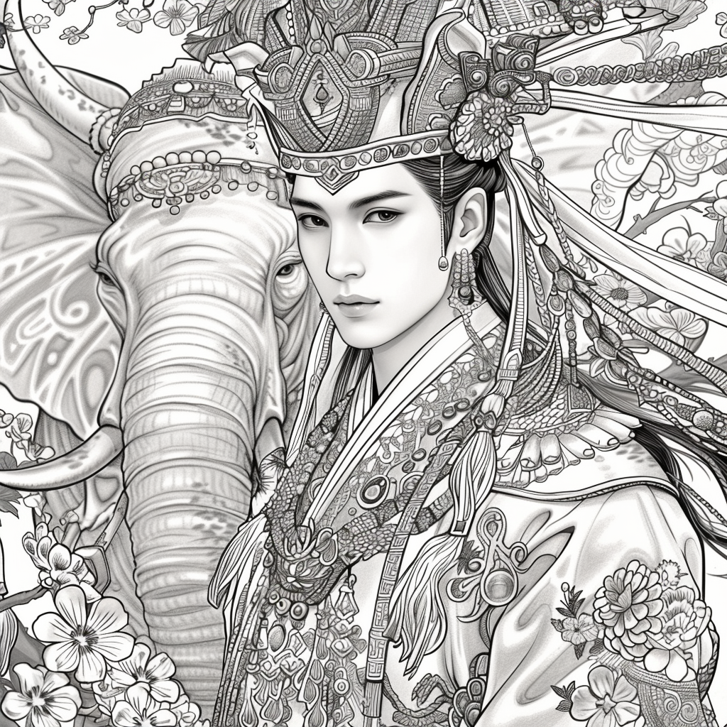 The Lotus King and the Sacred Elephant