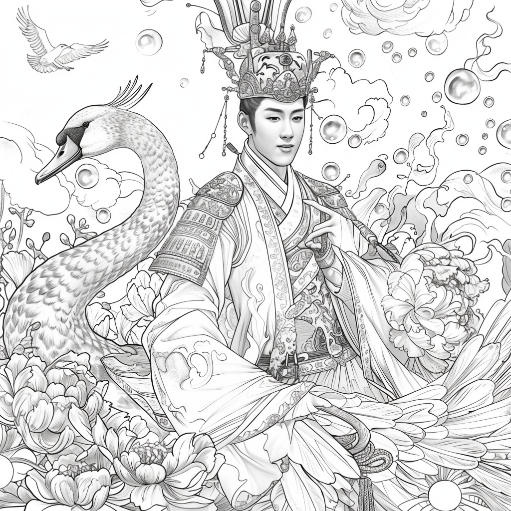 Celestial Majesty: The Emperor of Radiant Skies