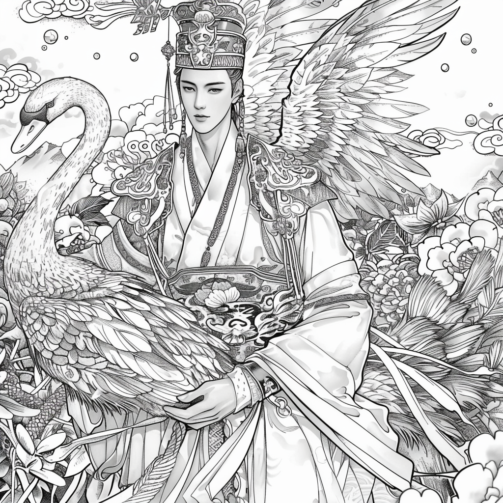 Celestial Majesty: The Emperor of Radiant Skies