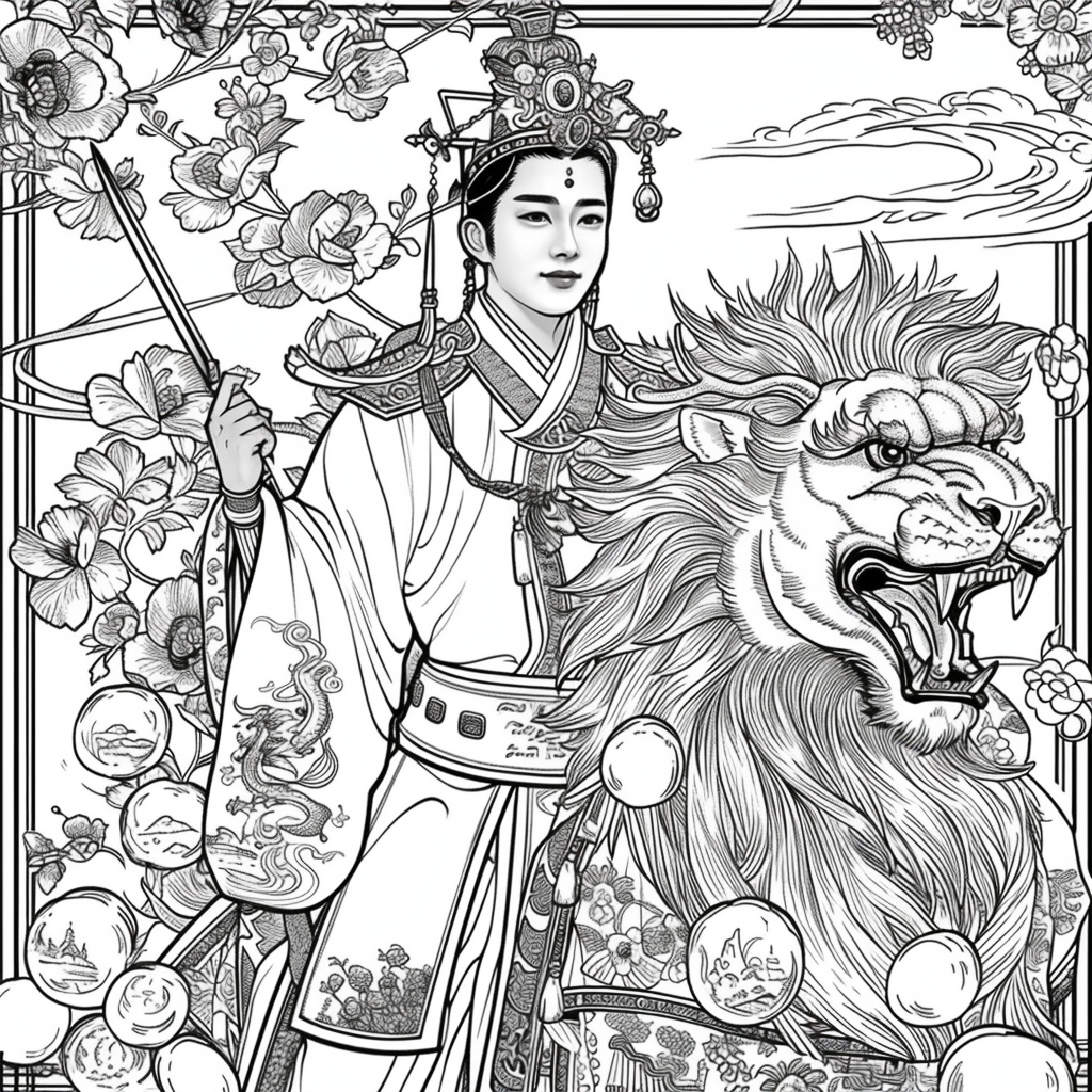 A Portrait of Divine Majesty and Sacred Power