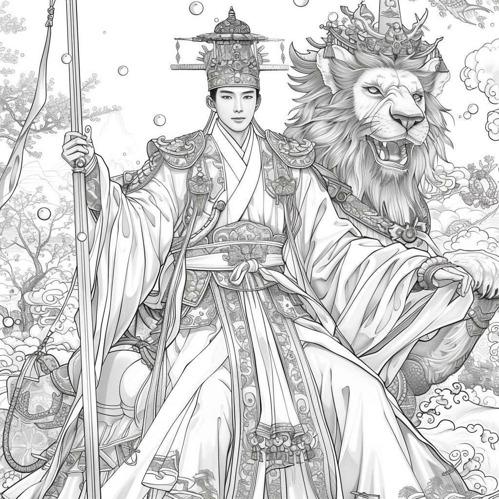 A Portrait of Divine Majesty and Sacred Power