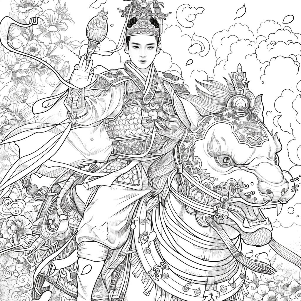 A Portrait of Divine Majesty and Sacred Power