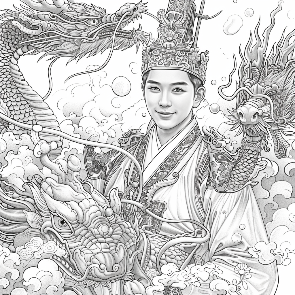 Scarlet Elegance of the Imperial Court