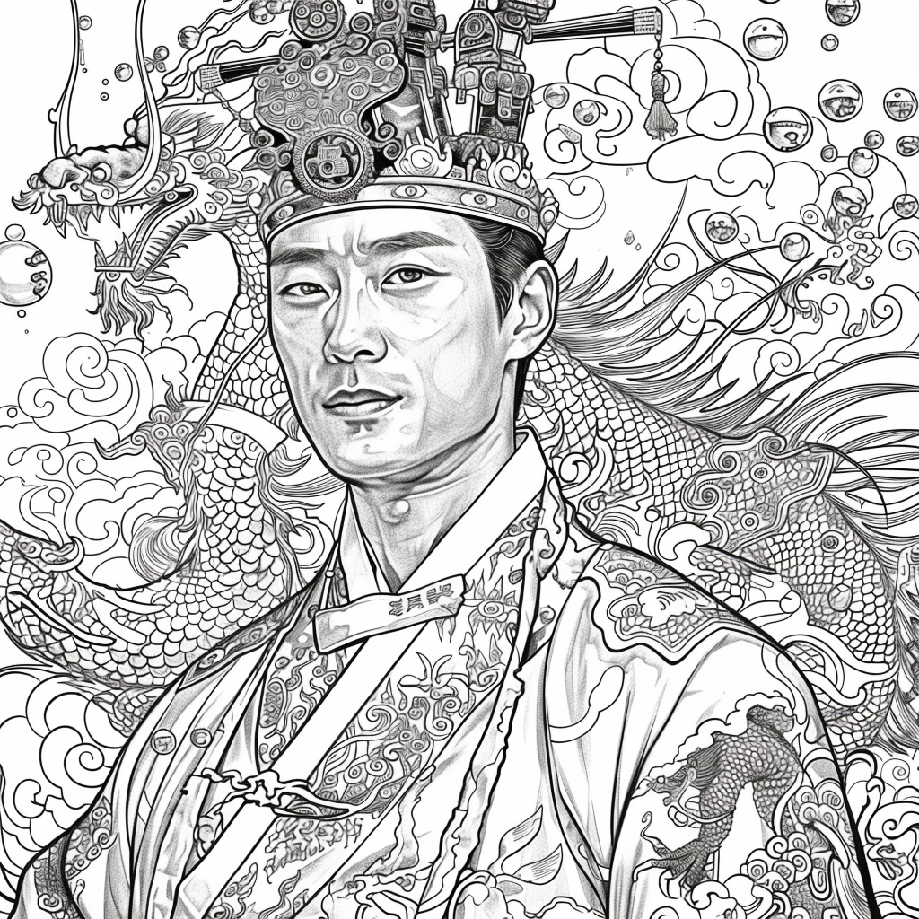 Scarlet Elegance of the Imperial Court