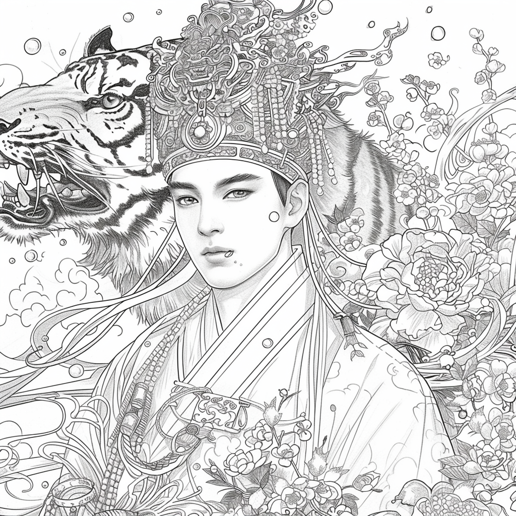 Scarlet Elegance of the Imperial Court