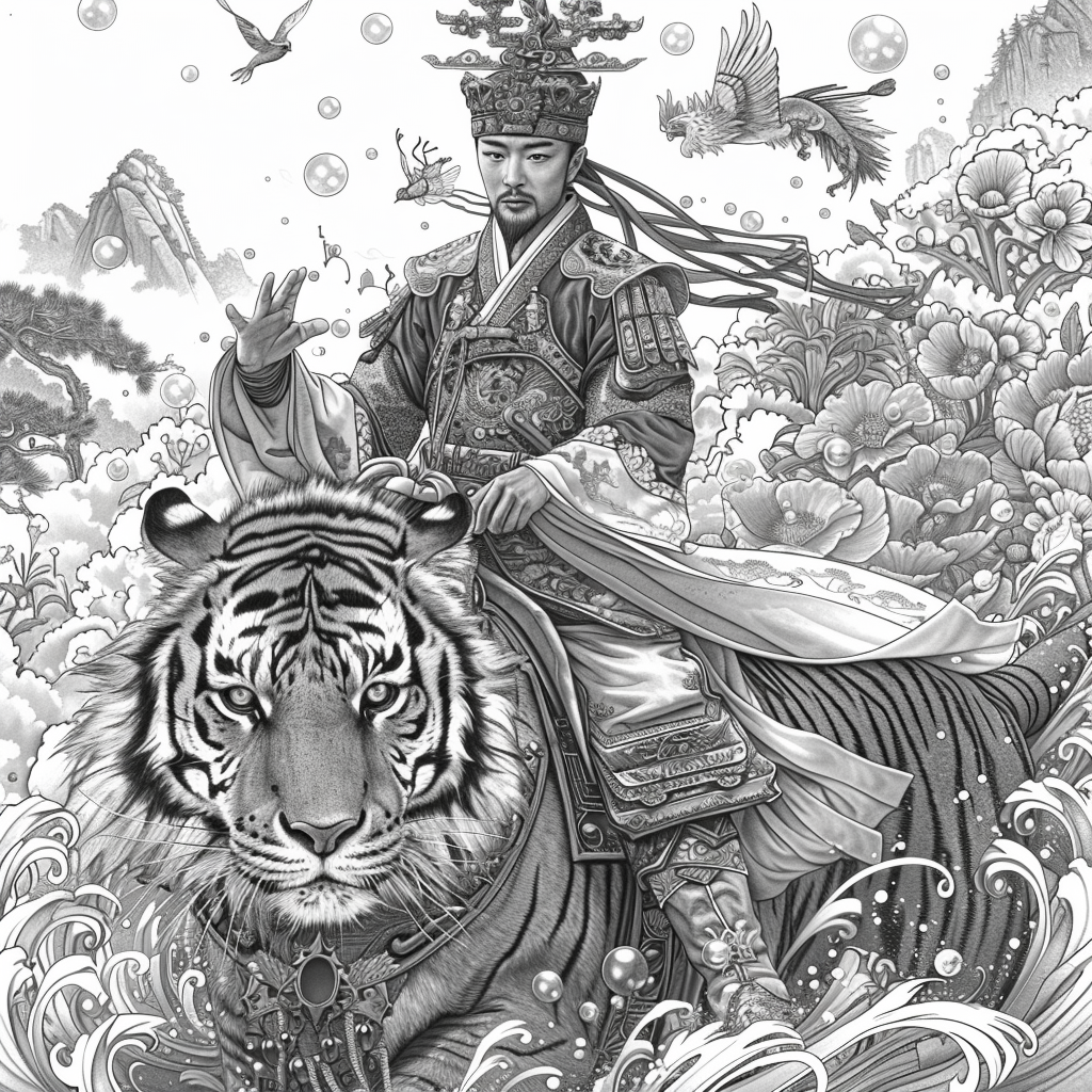 Scarlet Elegance of the Imperial Court