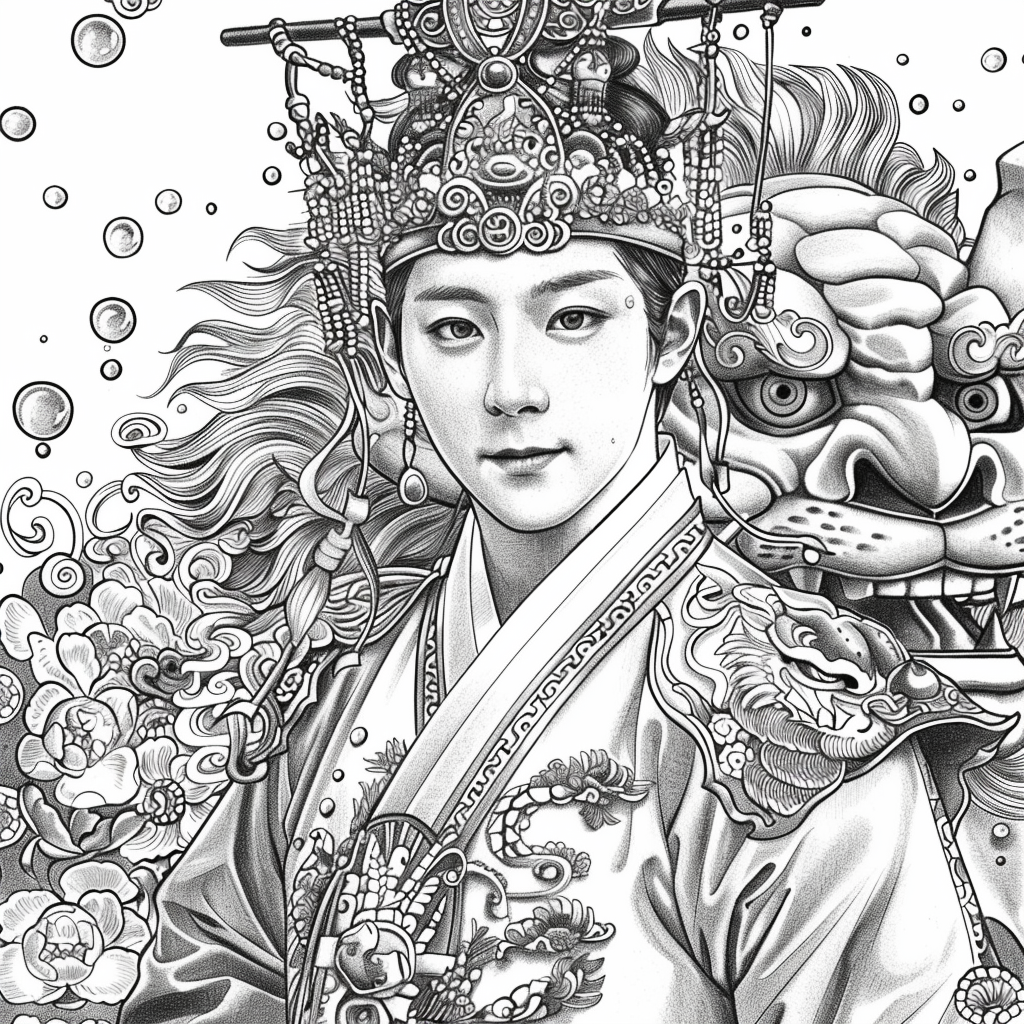 Scarlet Elegance of the Imperial Court