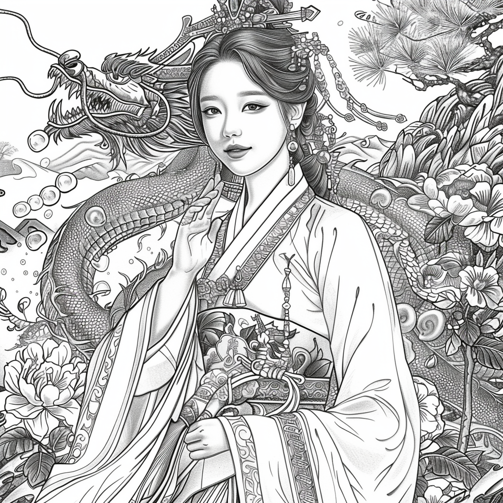 The Crimson Court – Portrait of the Royal Blossom